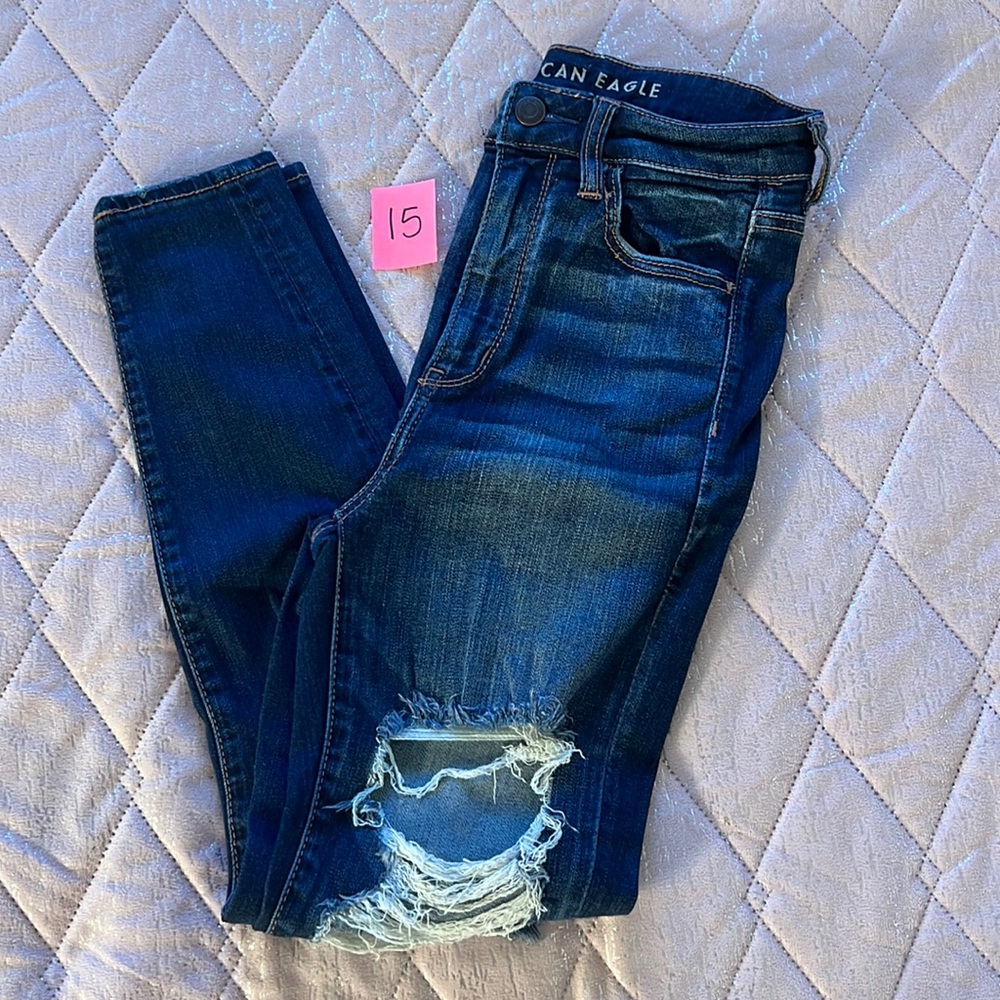 AEO highest rise jegging